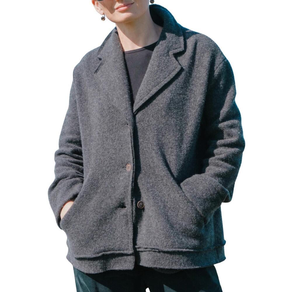 NEW MJ WATSON wool cashmere jacket in grey